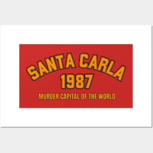 Santa Carla 1987 Posters and Art